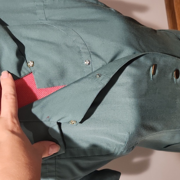 Vtg Girls Scout Leader Uniform Dress 1960s or 70s size 14 - Picture 5 of 9